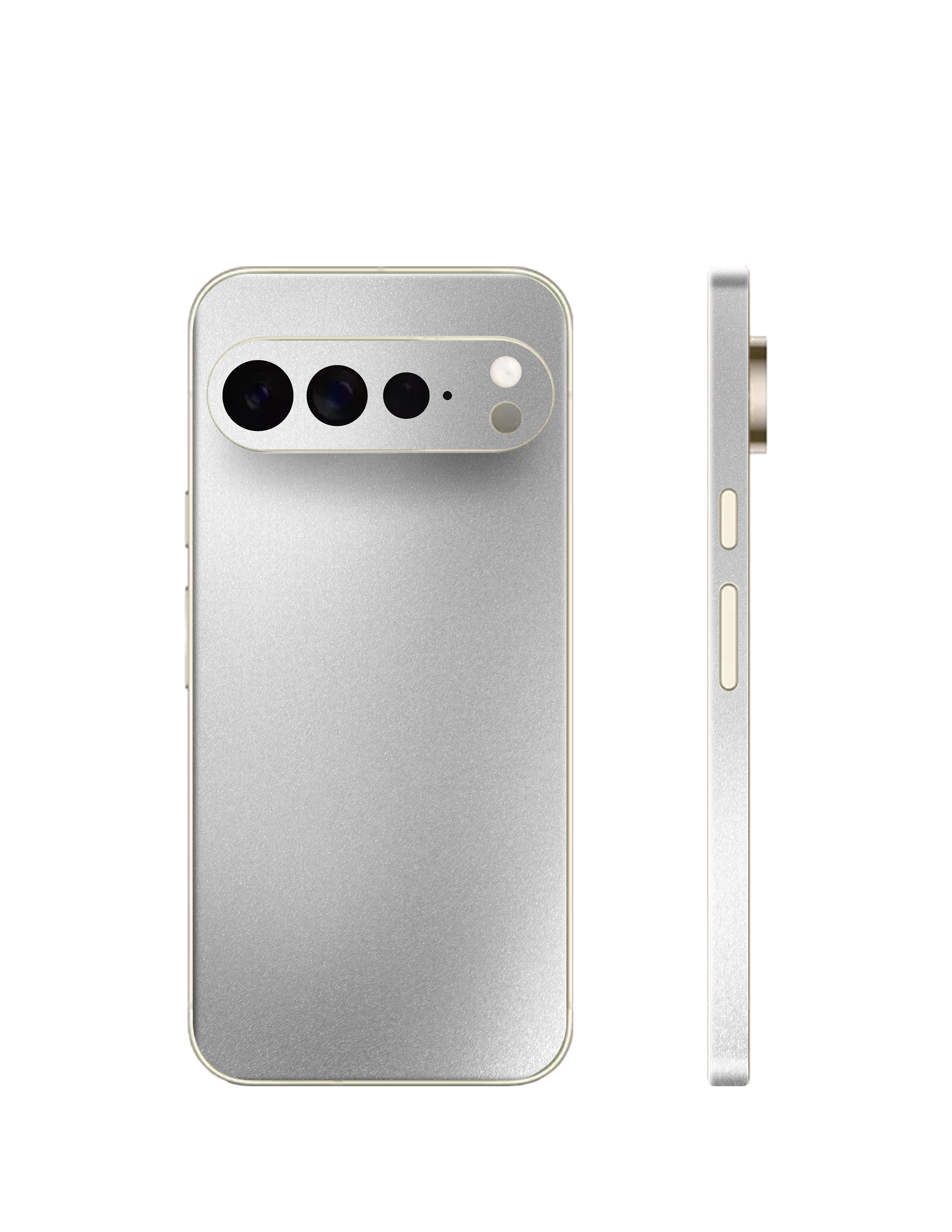 #Skin_Metallic Silver