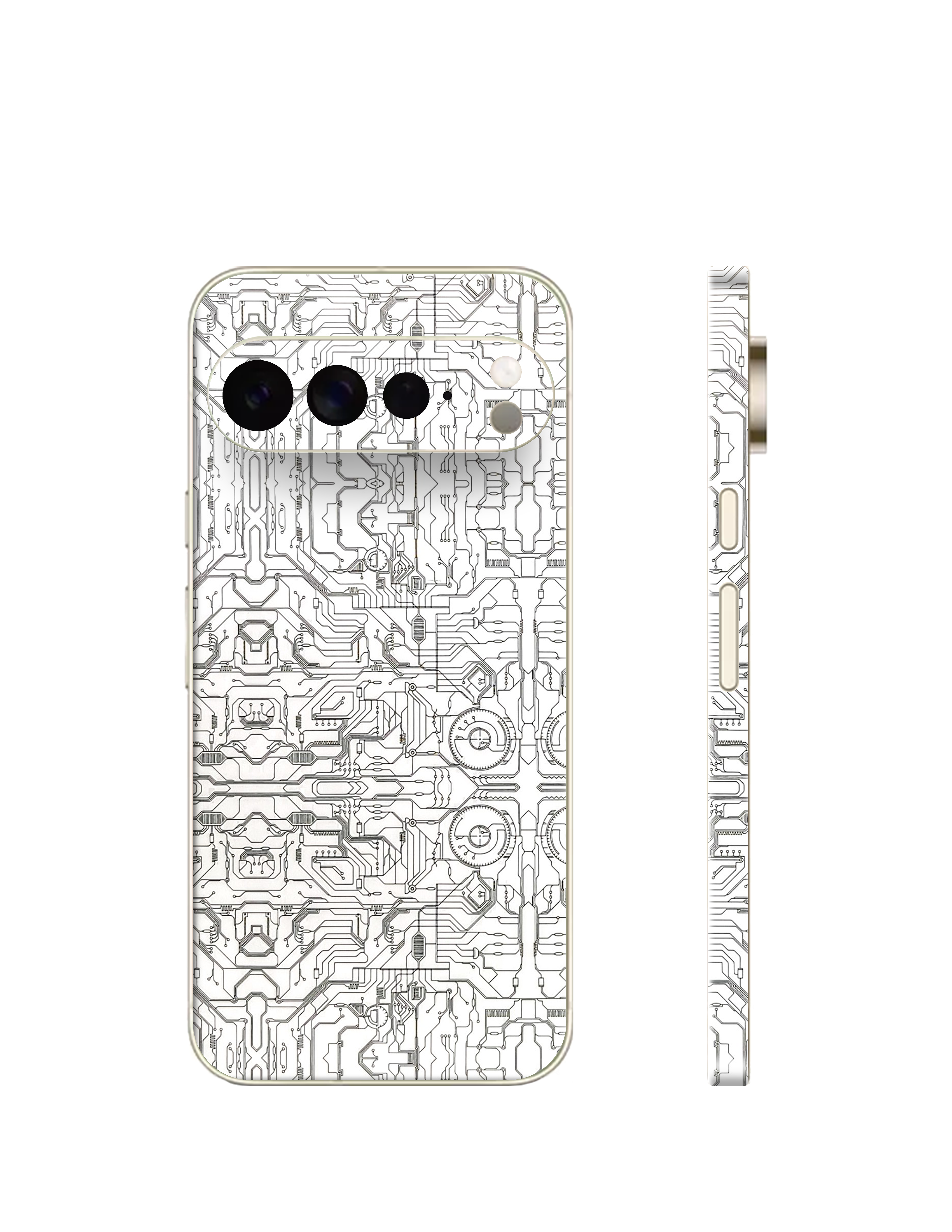 #Skin_White Circuit