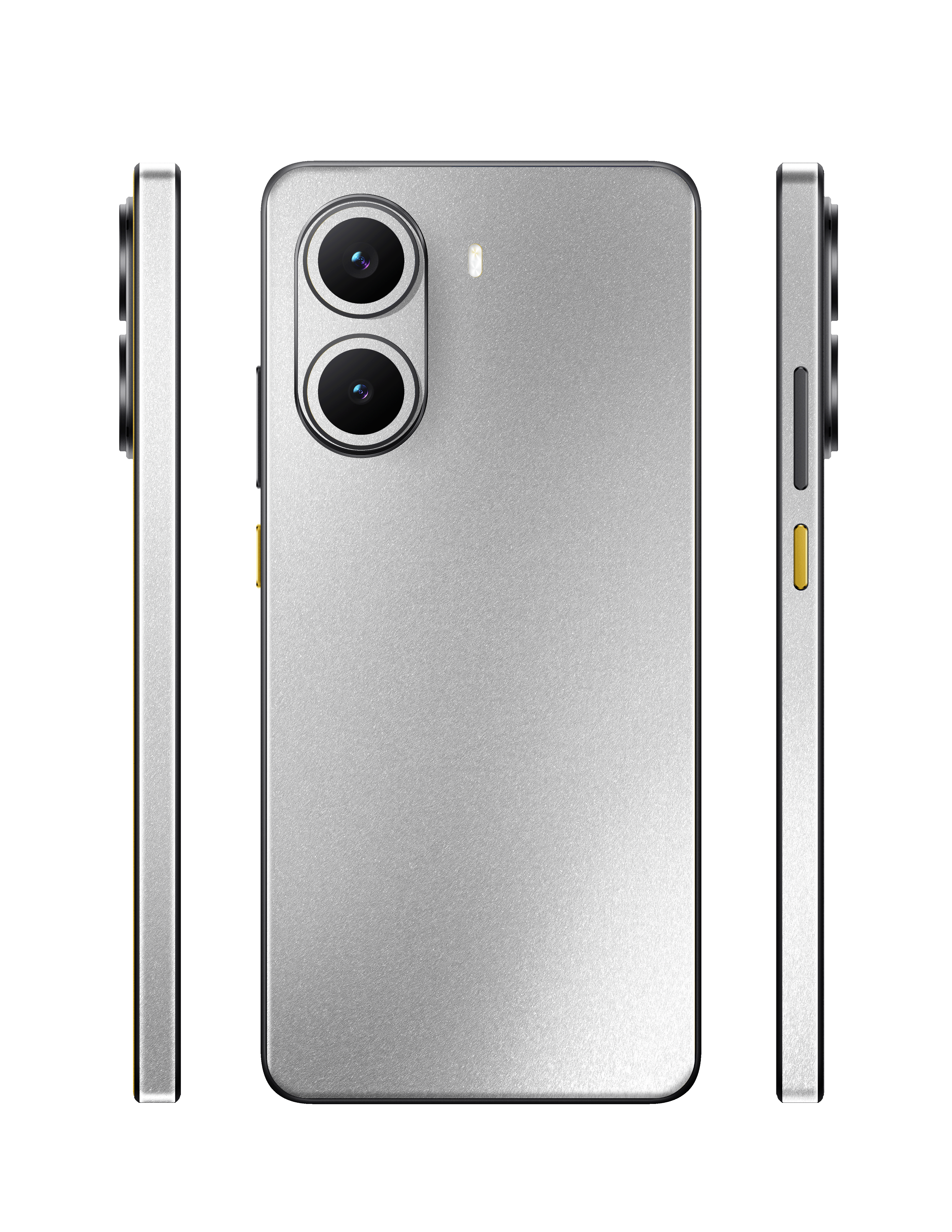 #Skin_Metallic Silver