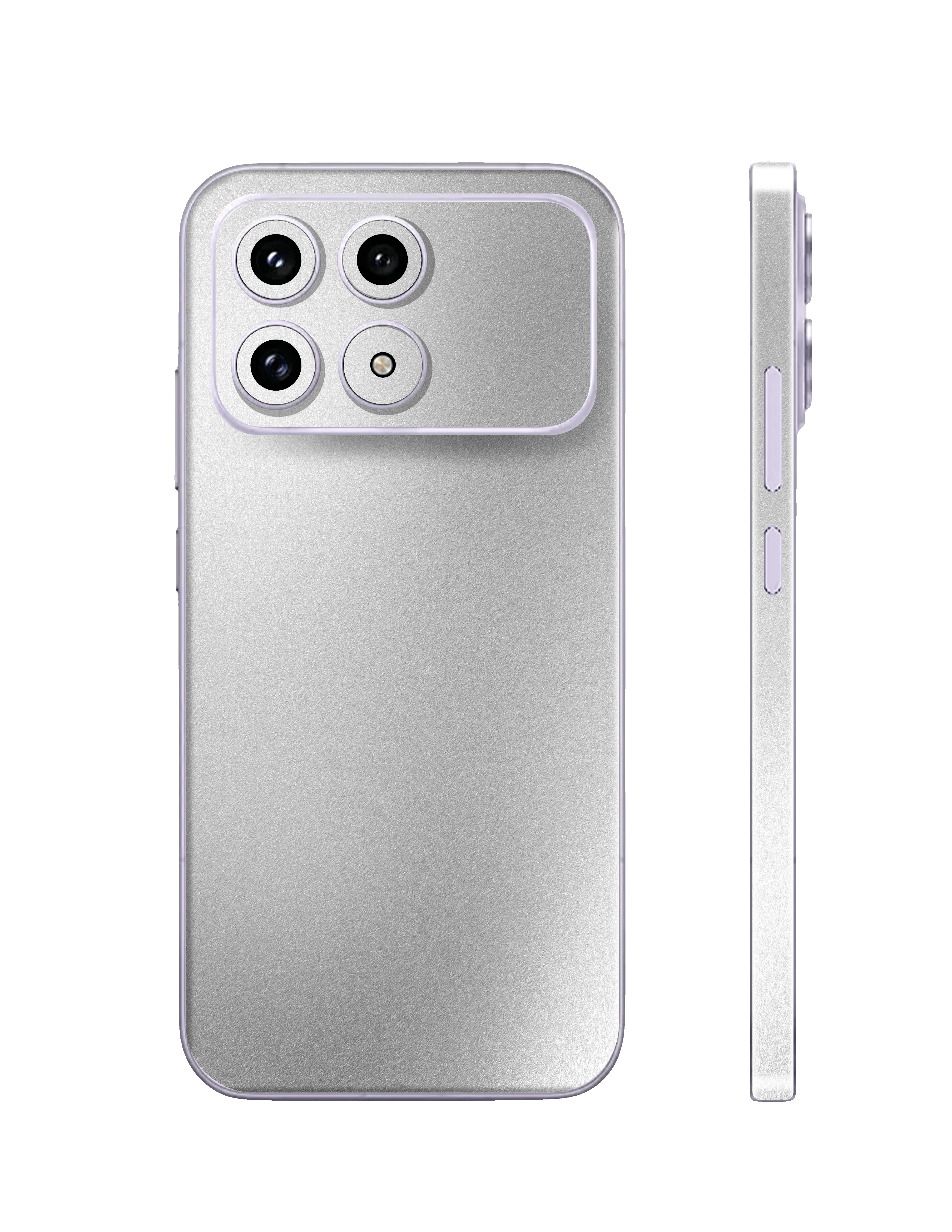 #Skin_Metallic Silver