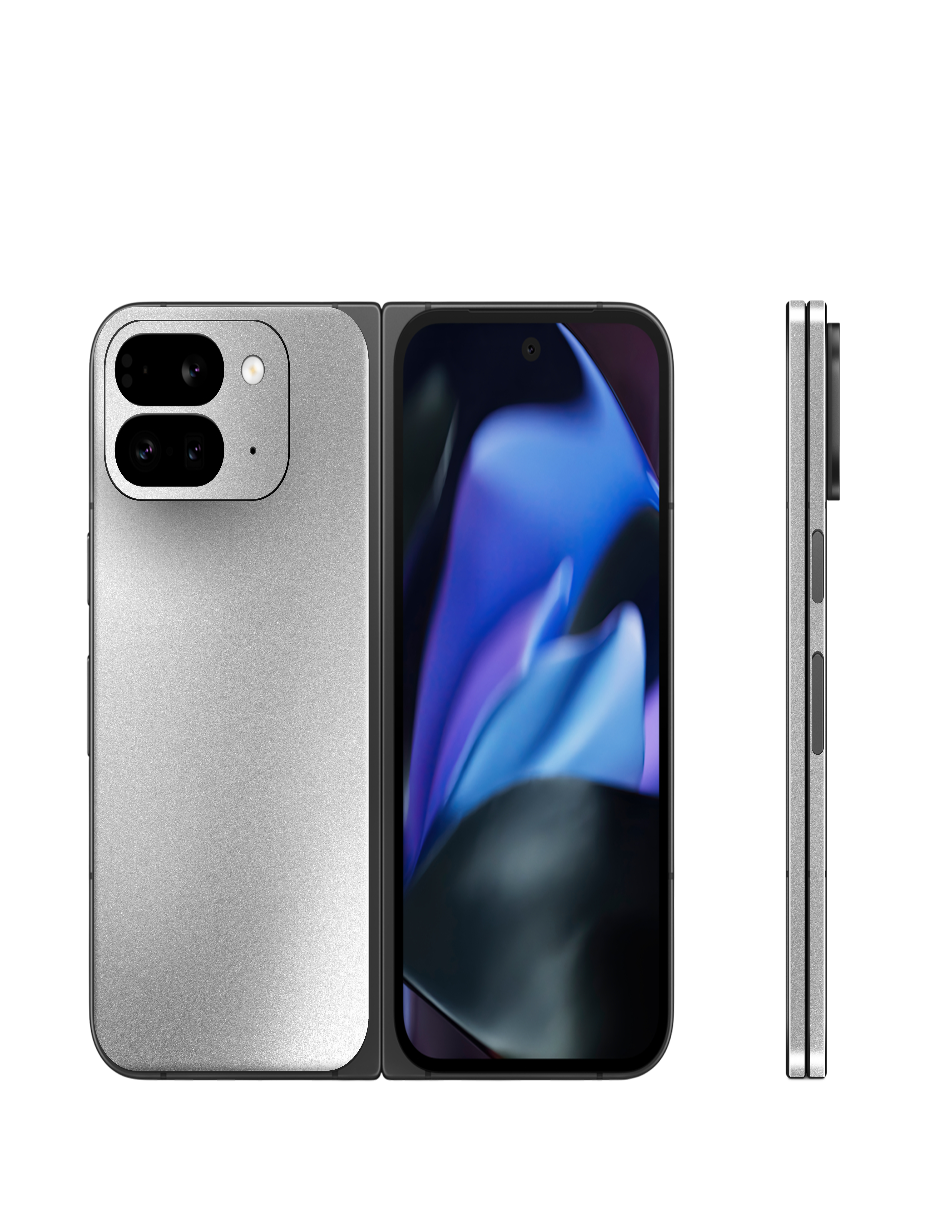 #Skin_Metallic Silver