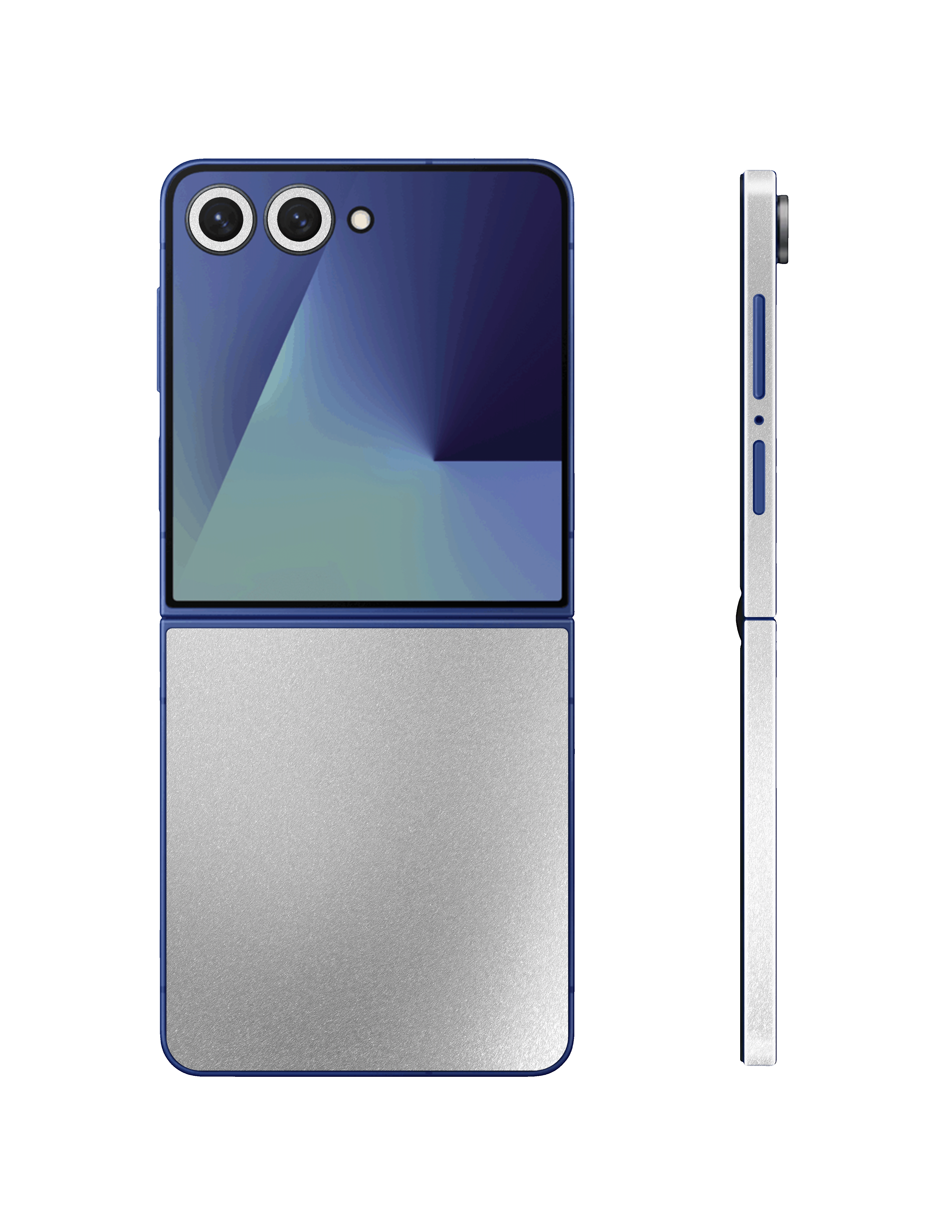 #Skin_Metallic Silver