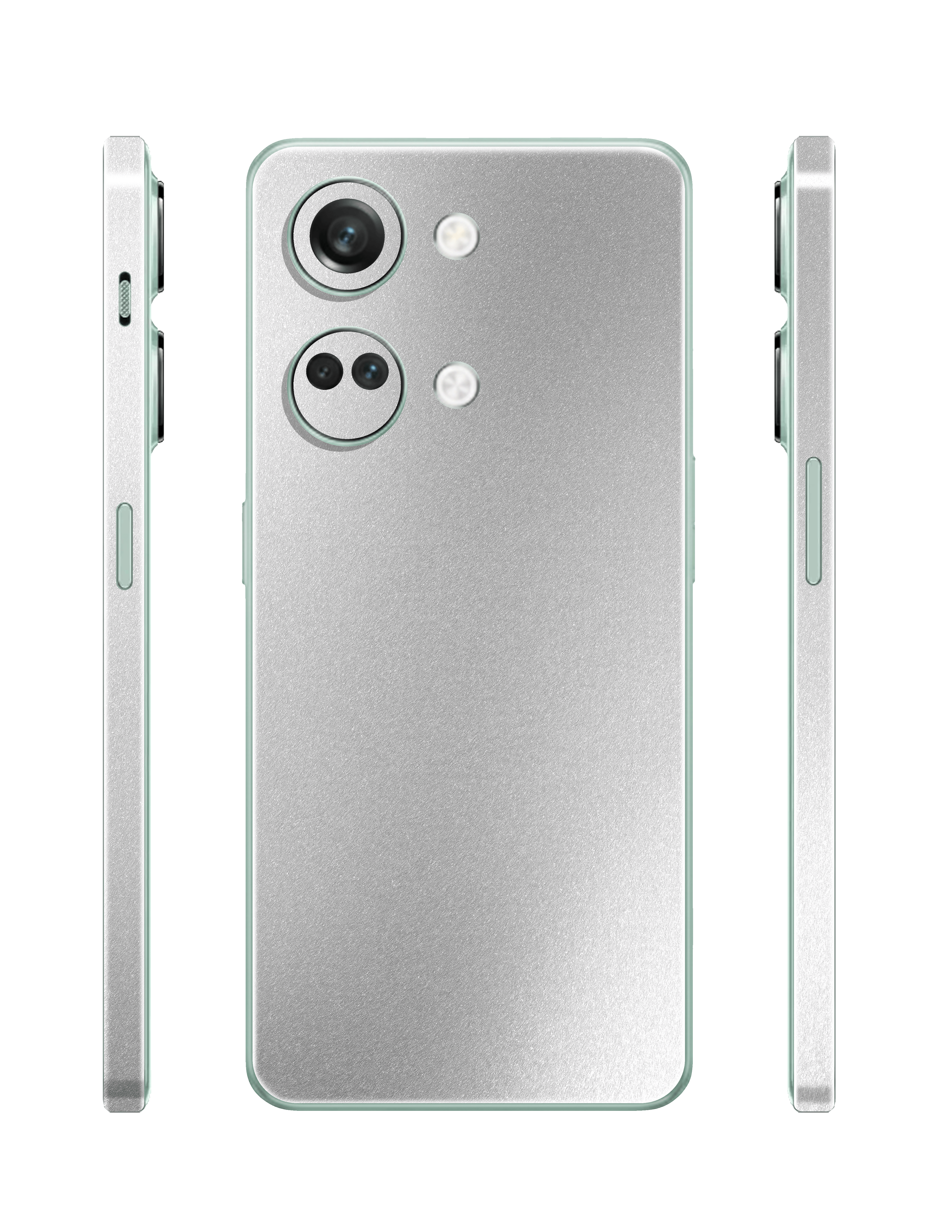 #Skin_Metallic Silver