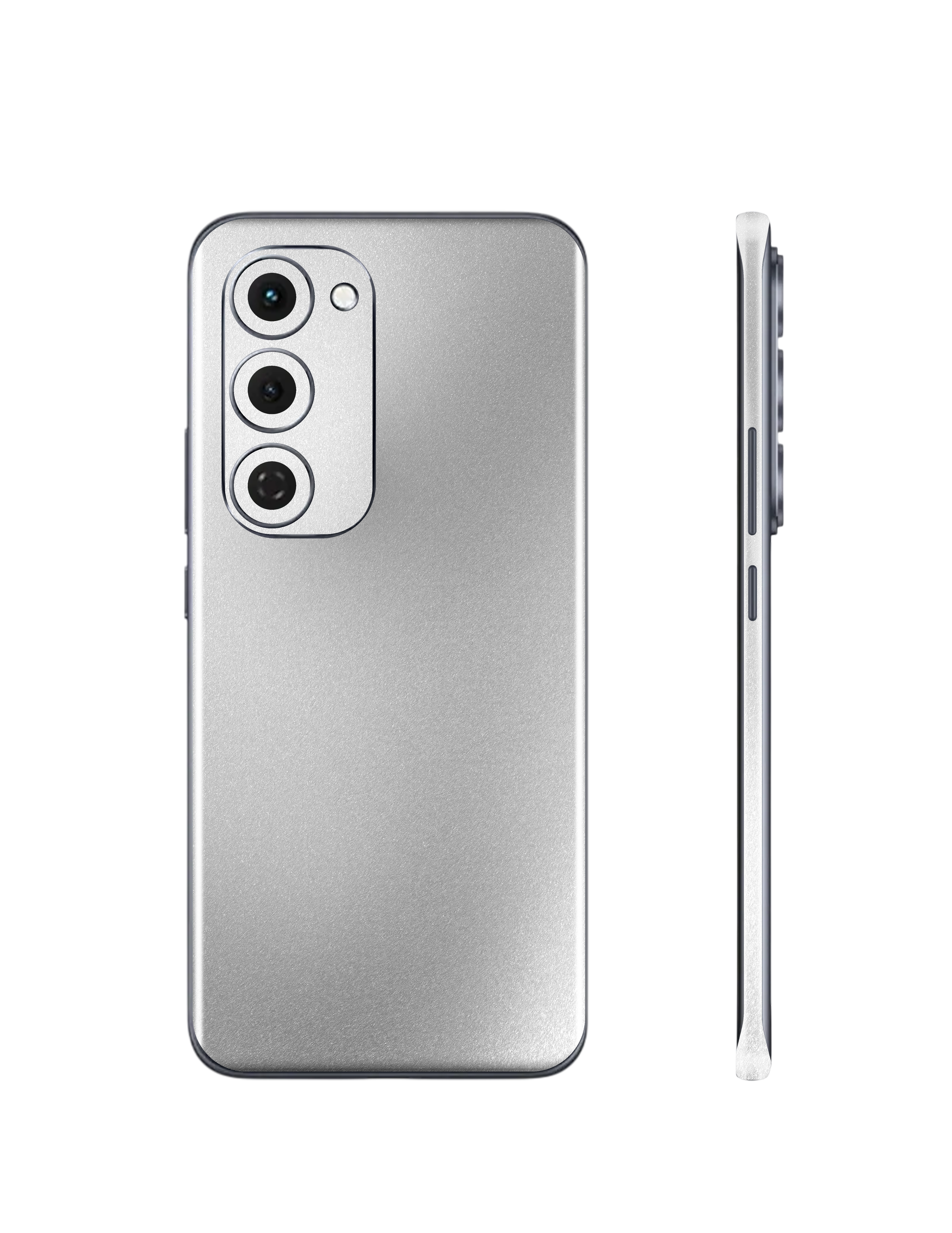 #Skin_Metallic Silver