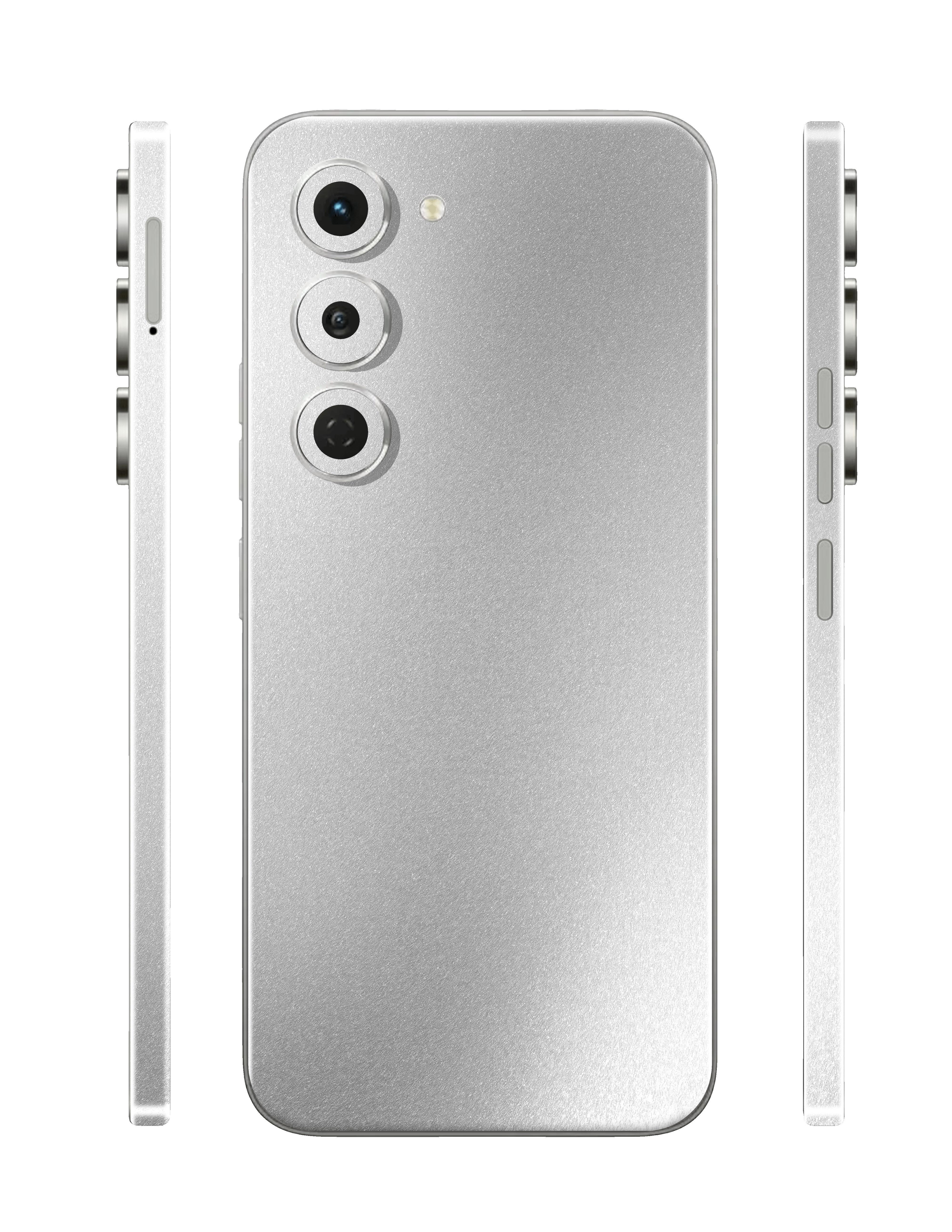 #Skin_Metallic Silver